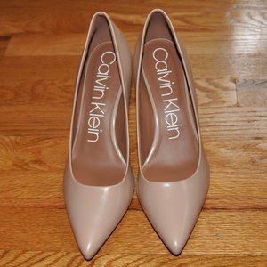 Calvin Klein nude heels